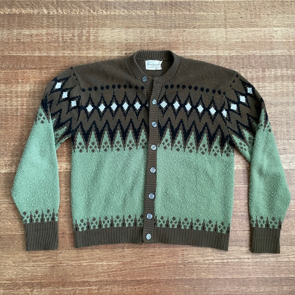 Brian MacNeil 100% Virgin Wool Cardigan